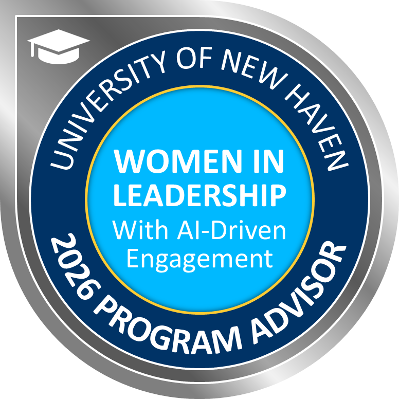 University of New Haven Women in Leadership with AI Driven Engagement, 2026 Program Advisor badge